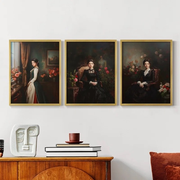 Wayfair Other - Wayfair Feminine Series LXIV - Set Of 3 Framed Giclee Prints